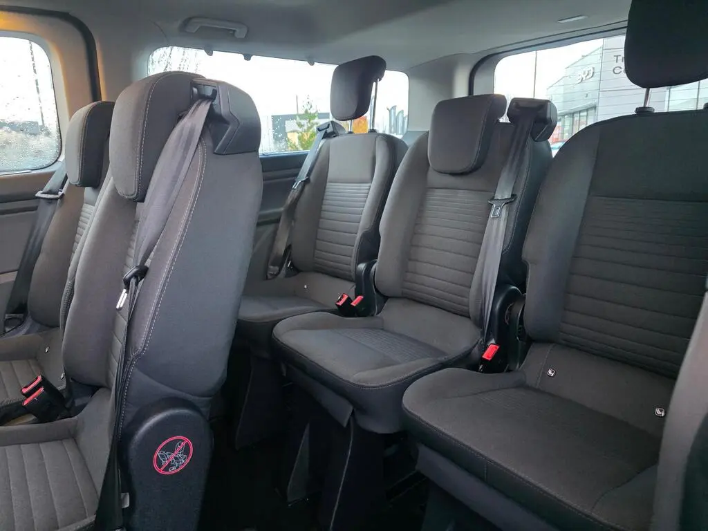 Side view of MPV interior showing rear seating layout